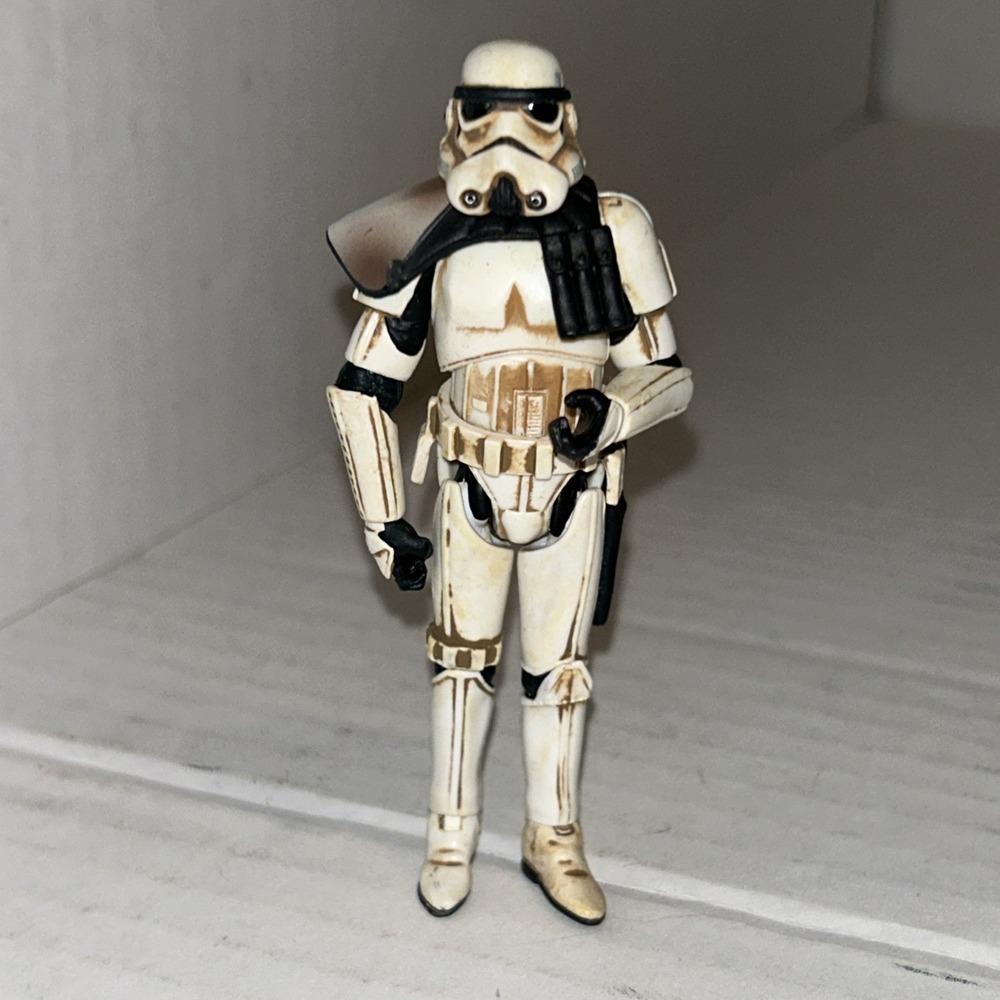 Star Wars 30th Sandtrooper Sergeant 3.75" Figure Fans Choice Saga White Pauldron